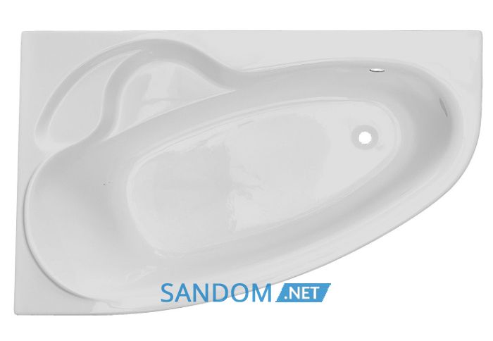 Ванна акриловая Swan Karina 150x100 с панелью и ножками