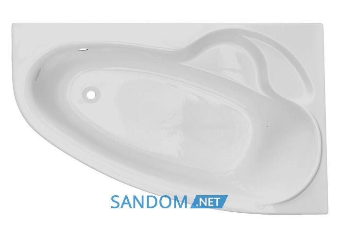 Ванна акриловая Swan Karina 150x100 с панелью и ножками