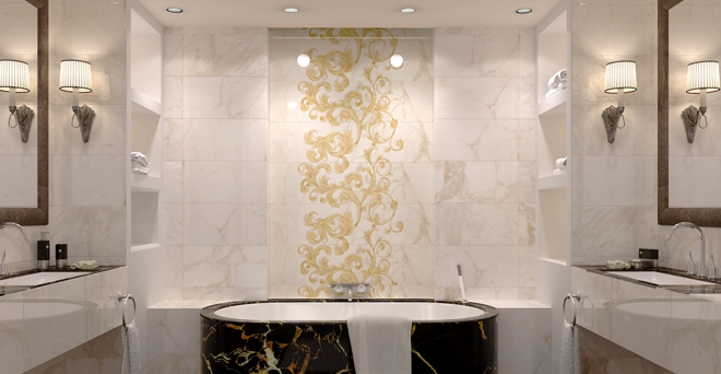 Golden Tile Saint Laurent